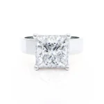 REGENT Princess Lab Diamond 18k White Gold Solitaire