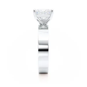 REGENT Princess Lab Diamond 18k White Gold Solitaire
